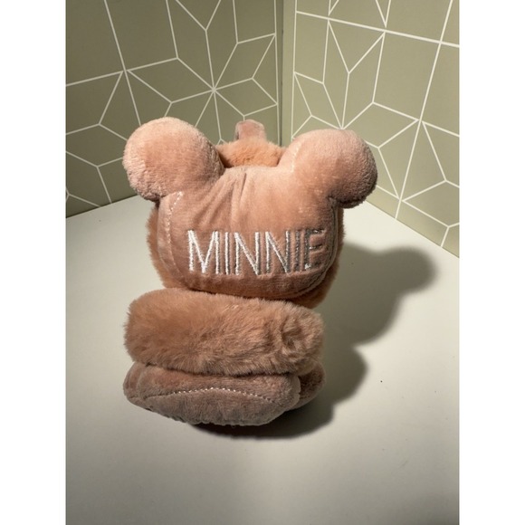 Faux Fur Foldable Minnie Warmer‎ Ear Muff Color  Pink For Women - Picture 1 of 6
